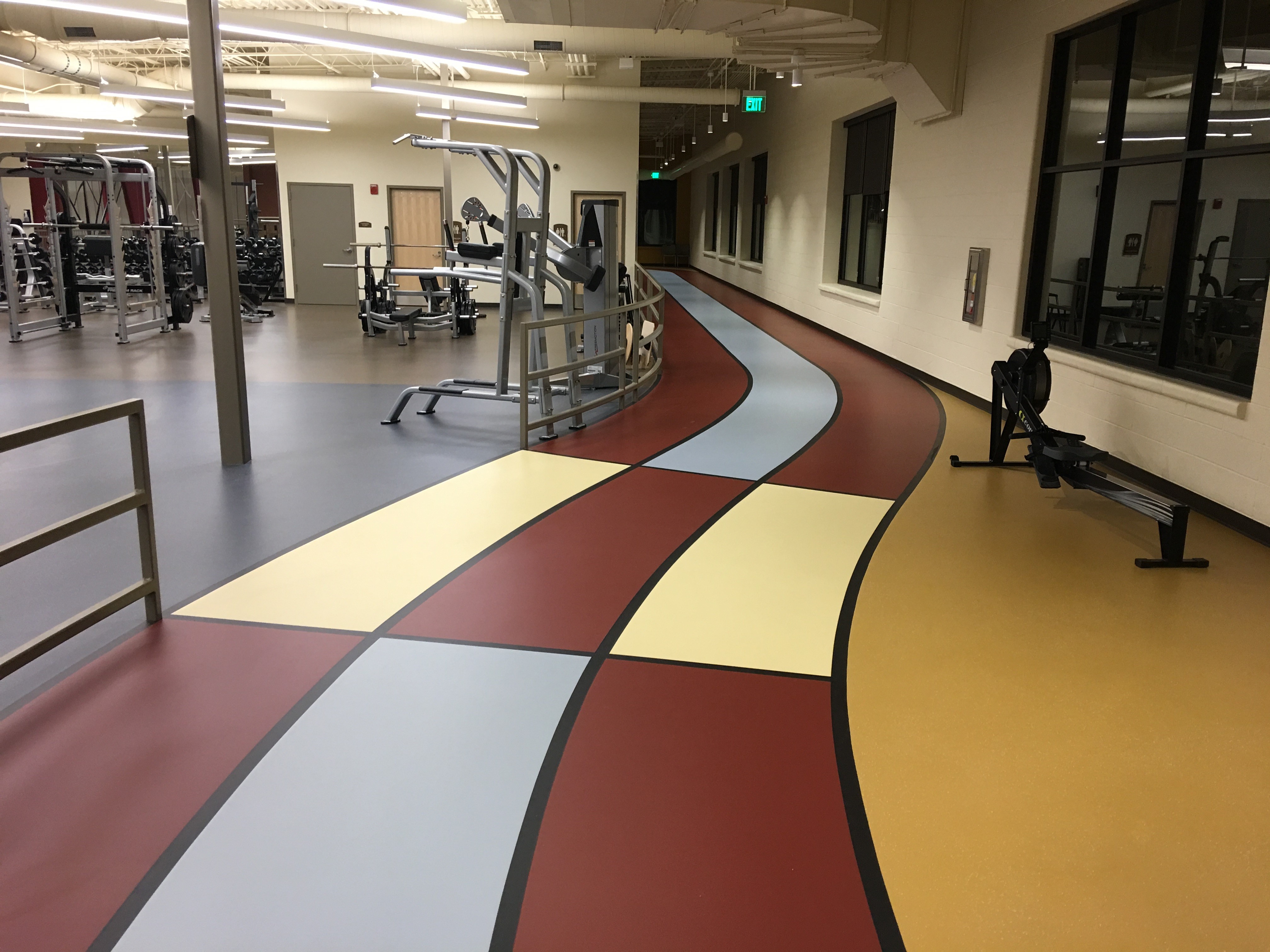 Synthetic Floor Installations Epoxy Flooring for Schools